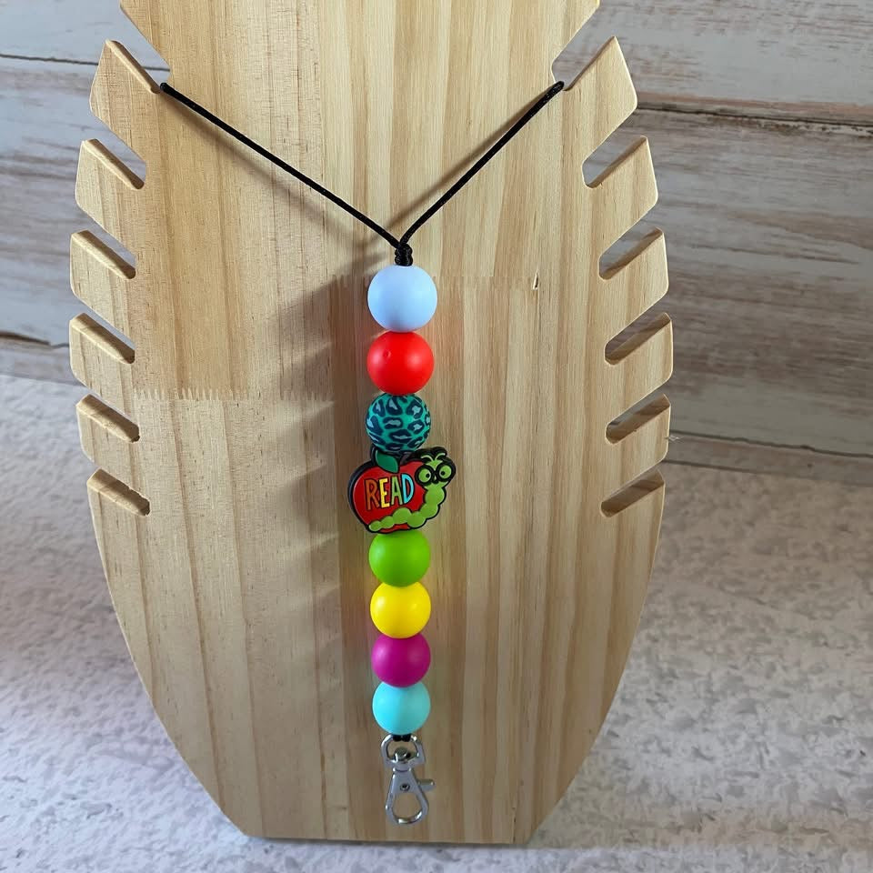 Bookworm Silicone Lanyards