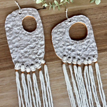 Pair of Ceramic Wall Hangings