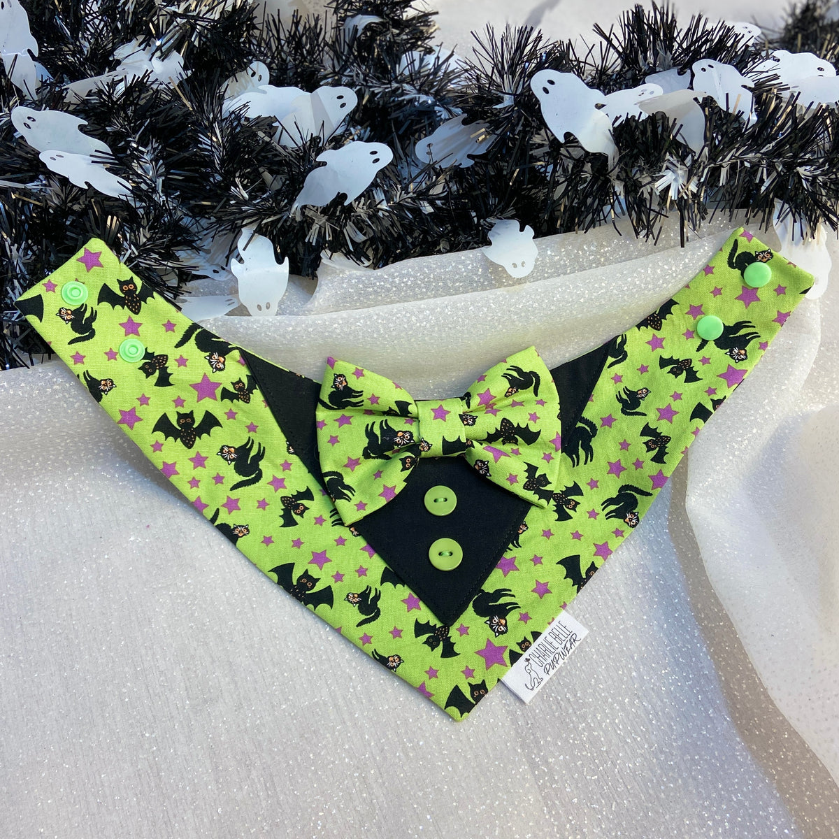 Dog Shirt Tuxedo Bandana
