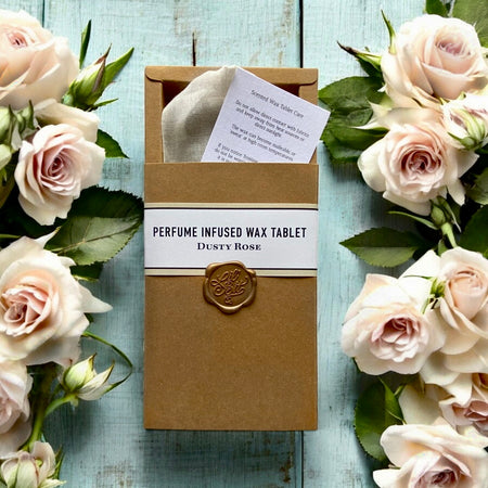 Dusty Rose Perfume Infused Wax Tablet
