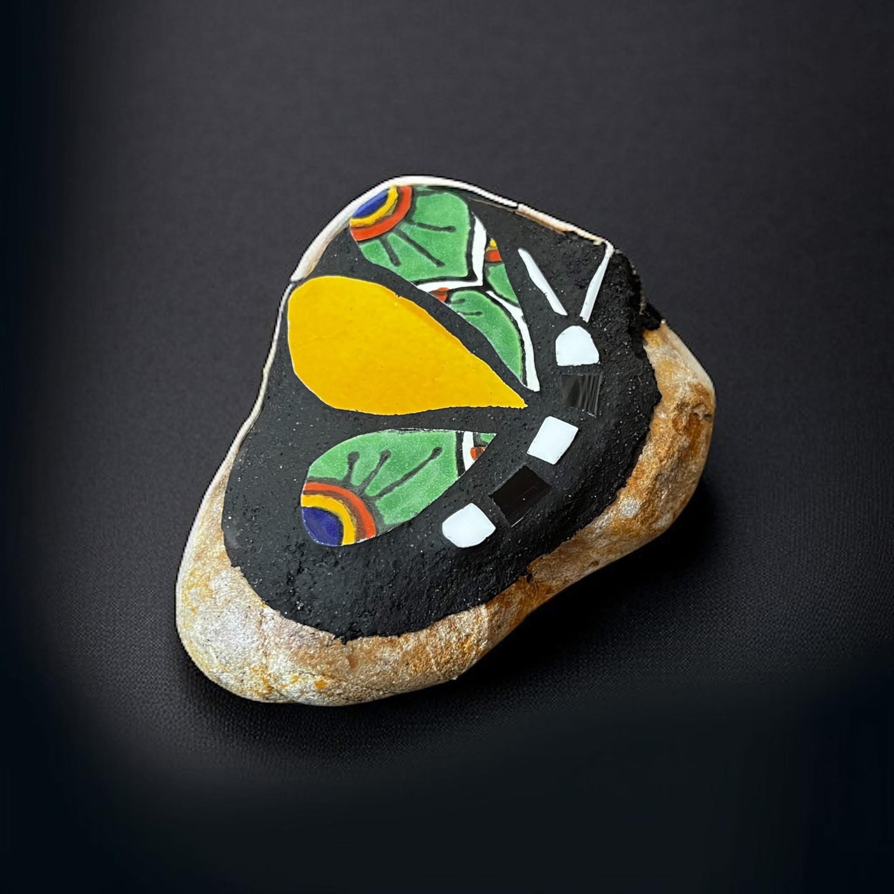 Mosaic Butterfly Stone.