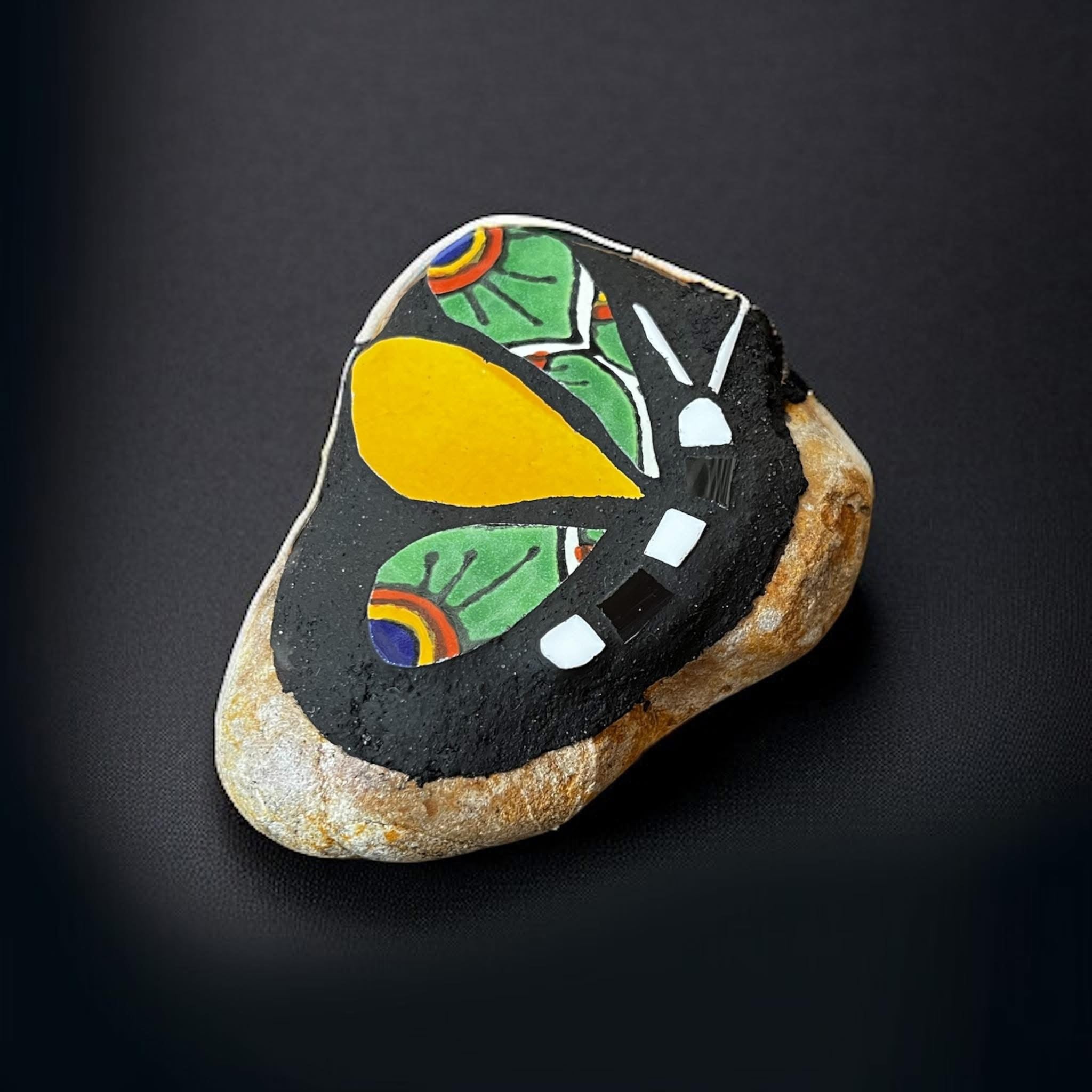 Mosaic Butterfly Stone.