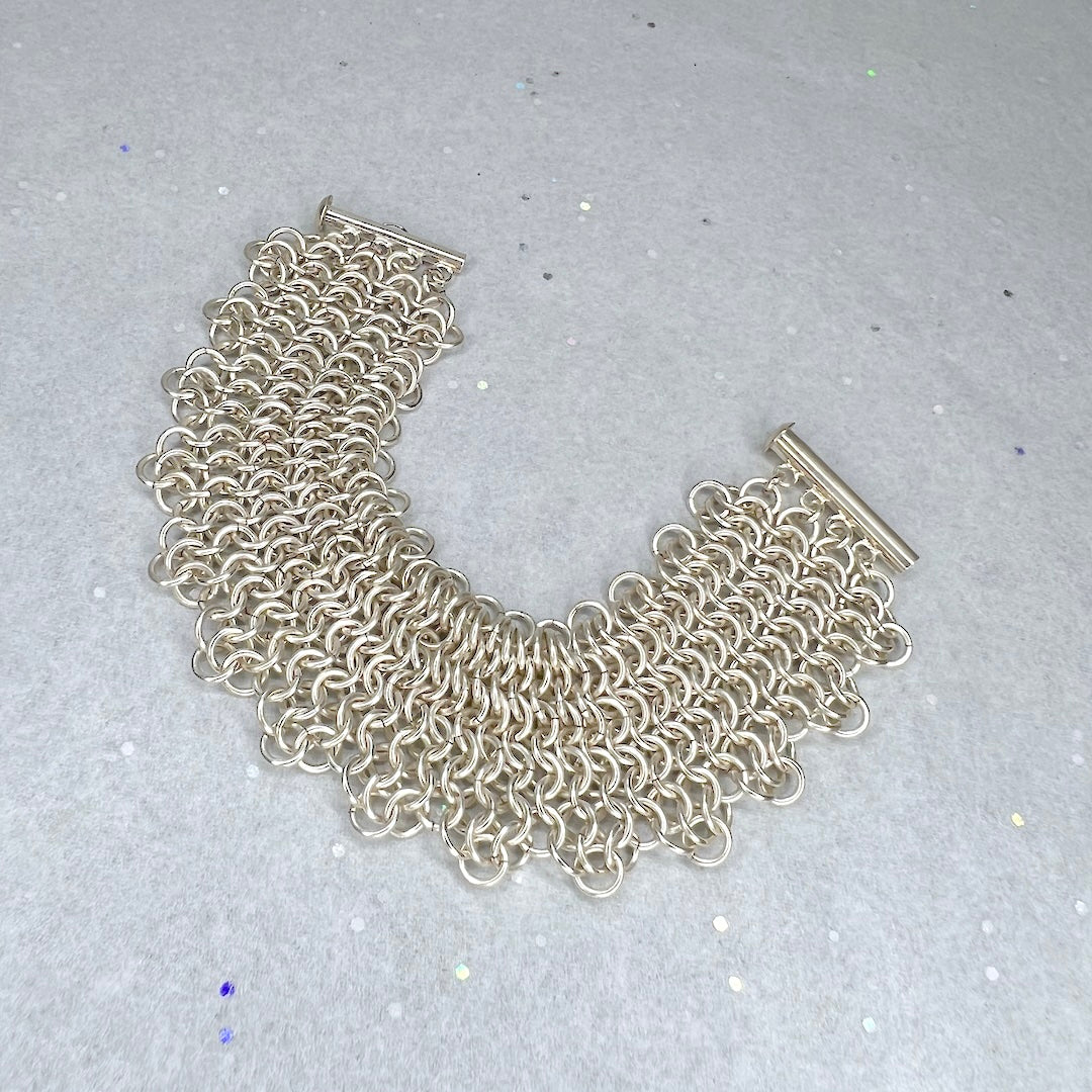 Rosetta | Sterling Silver handmade cuff bracelet