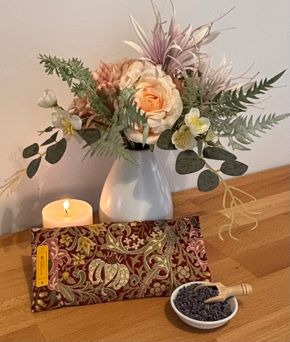 Lavender Eye Pillows with removable pillowcase