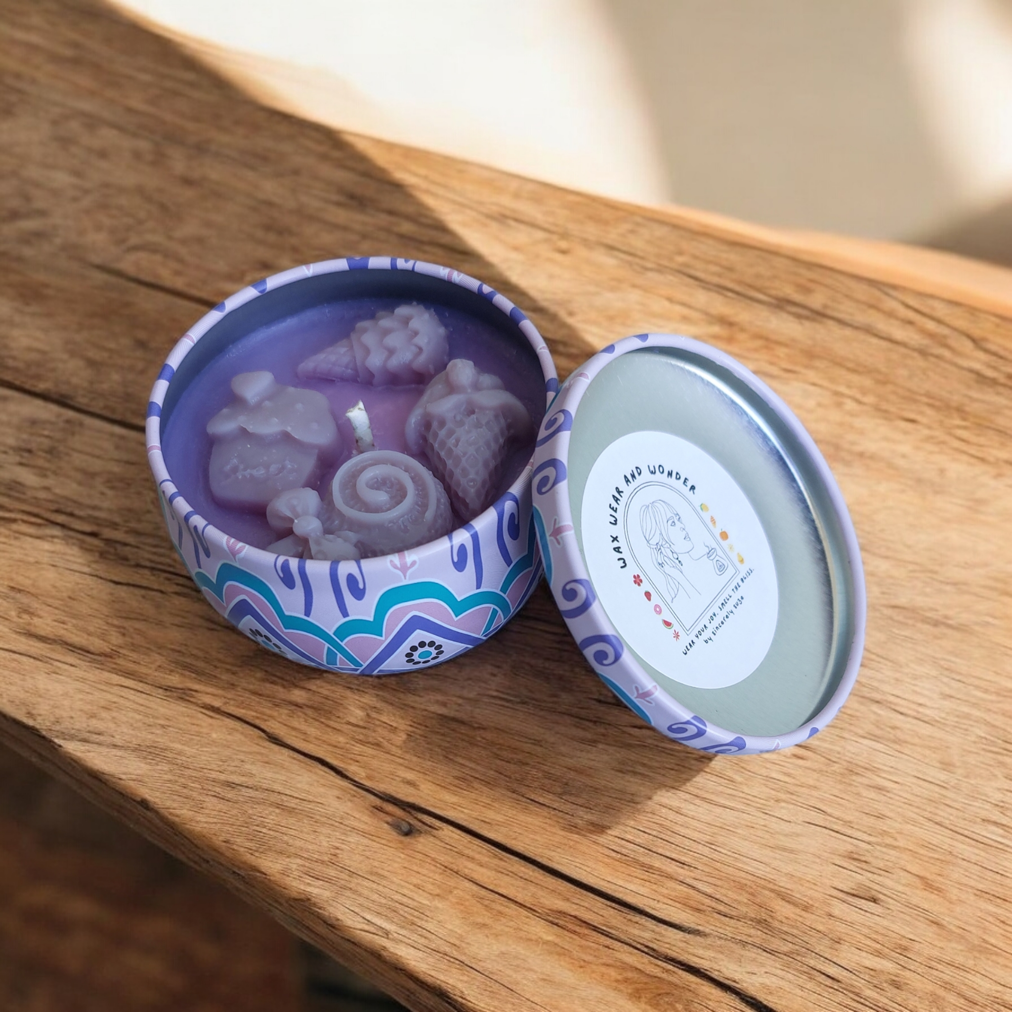 Scented Soy Candles - Little Persian-Style Tin Collection