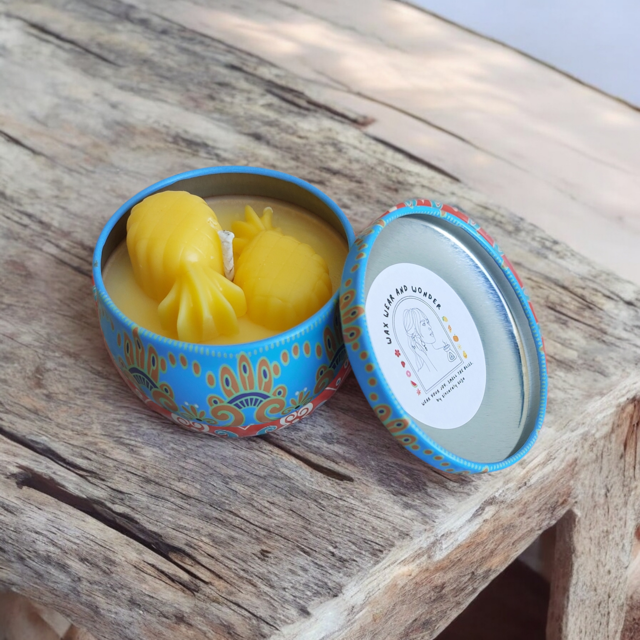 Scented Soy Candles - Little Persian-Style Tin Collection