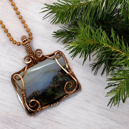 Moss Agate Pendant