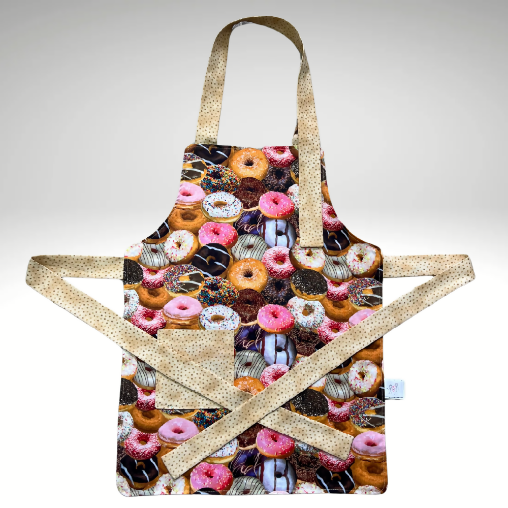 Apron ...Children's Reversible ... Donuts ... 2-3 years