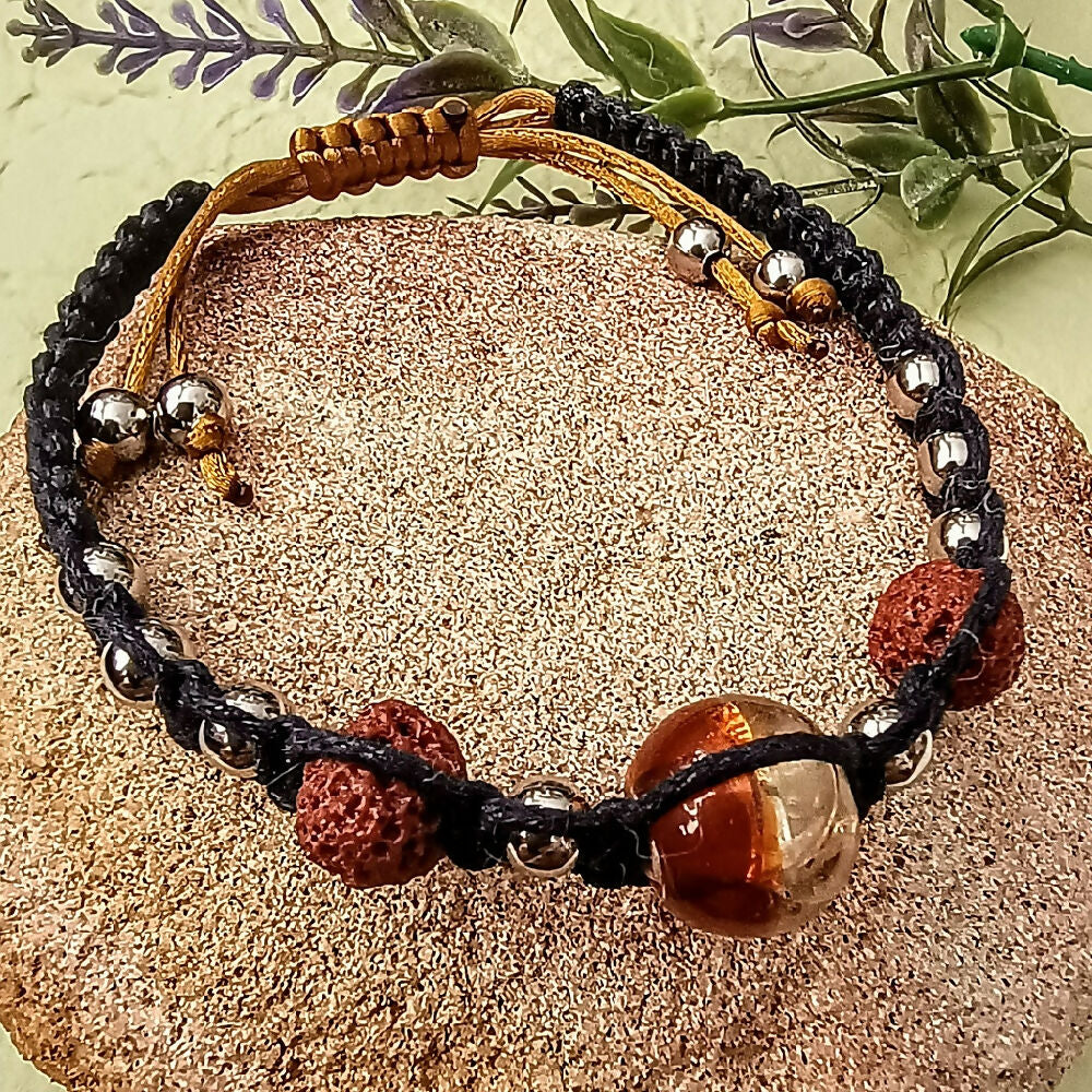 Unisex Macrame Bead Bangles