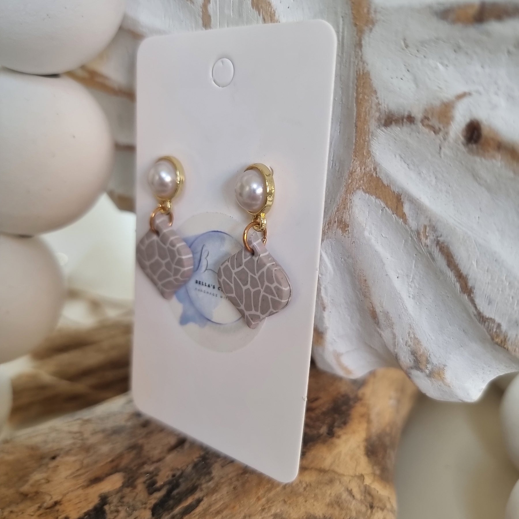 Pearl Mosaic Dangles