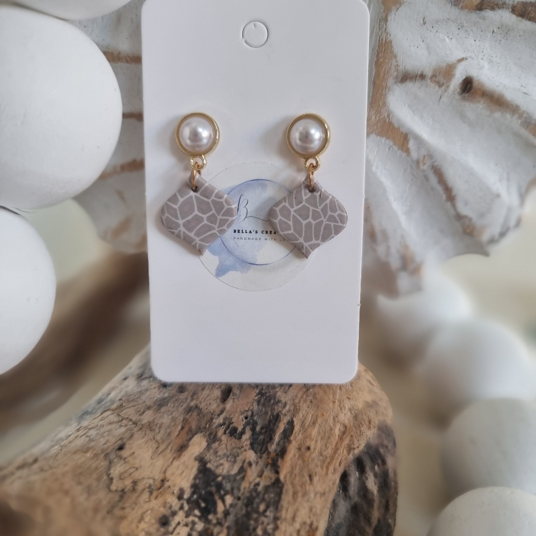 Pearl Mosaic Dangles