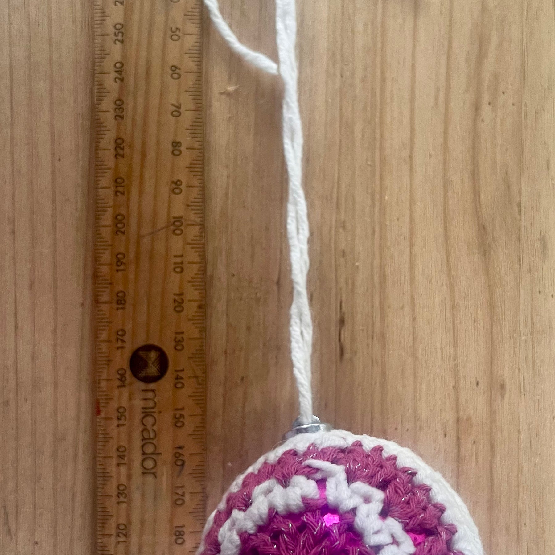 Crochet Christmas Baubles,  Coastal Boho Christmas Tree Decor, Eco Friendly