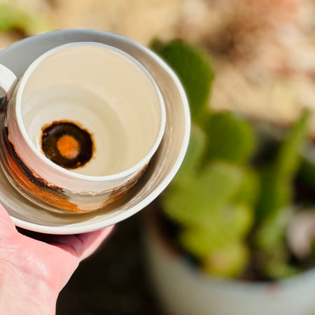 Australian Ceramic Breakfast Set - Burnt Horizon - Australian Pottery
