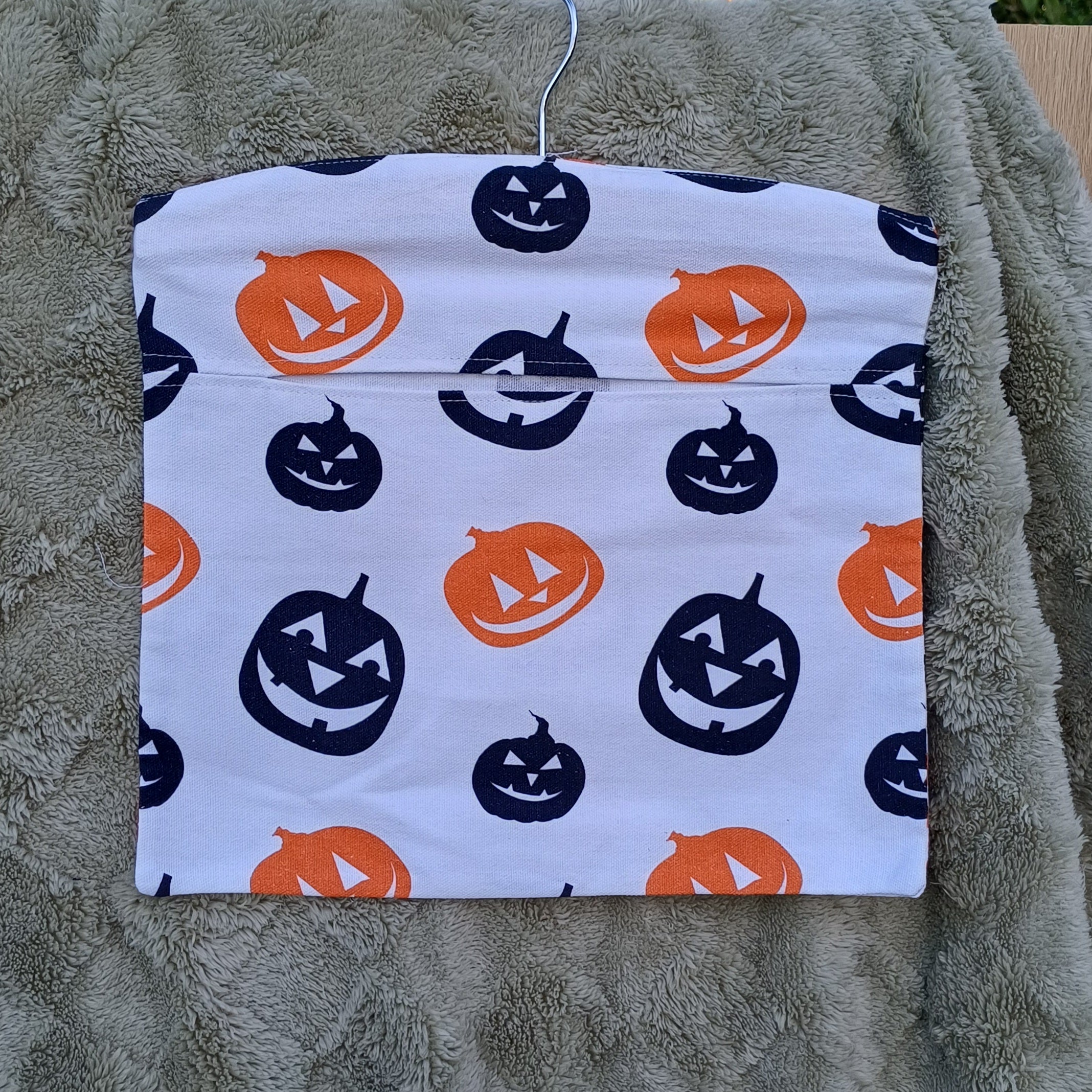 Peg Bag - Jack-O-Lantern Design