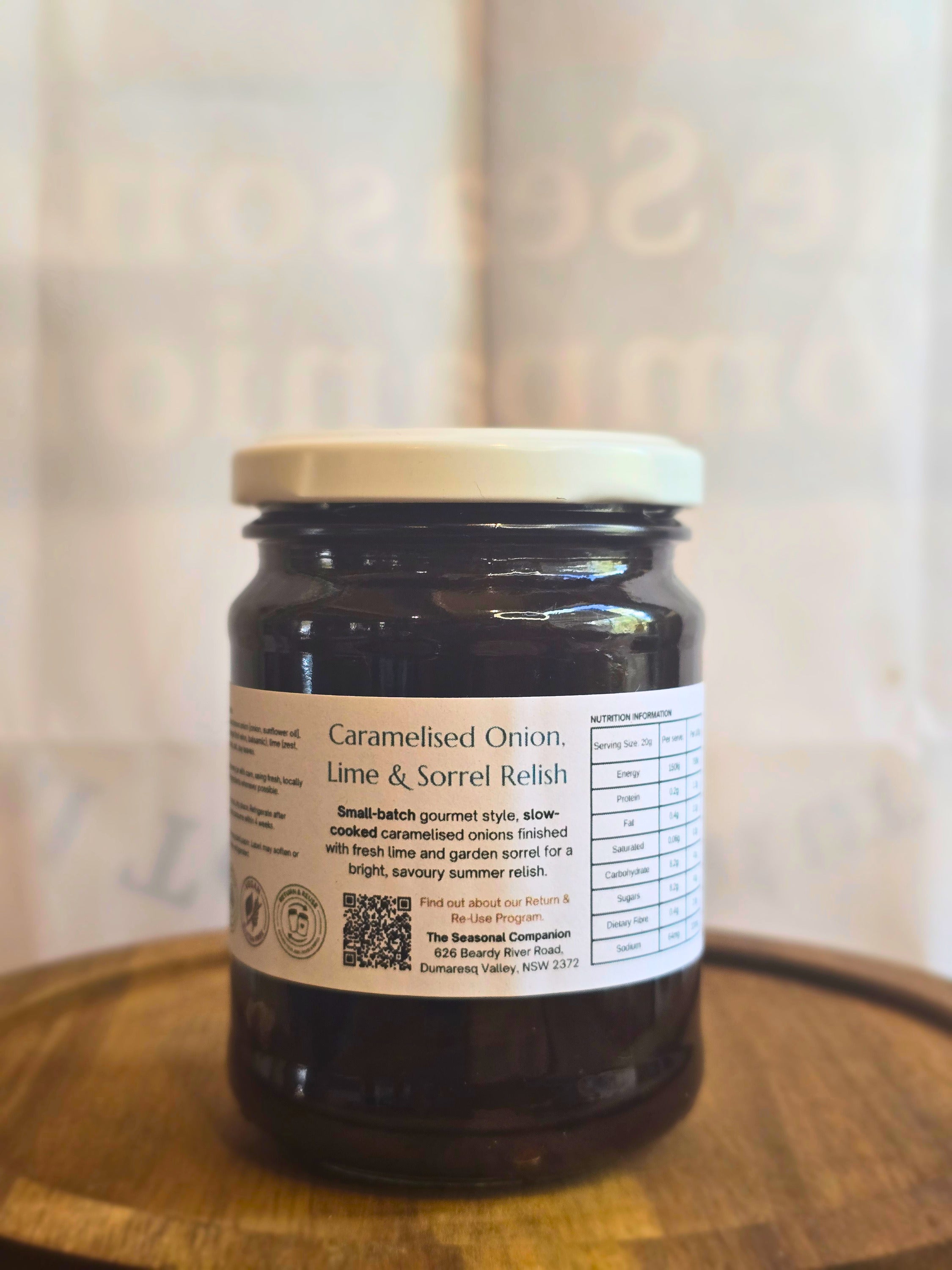 Caramelised Onion, Lime & Sorrel Relish