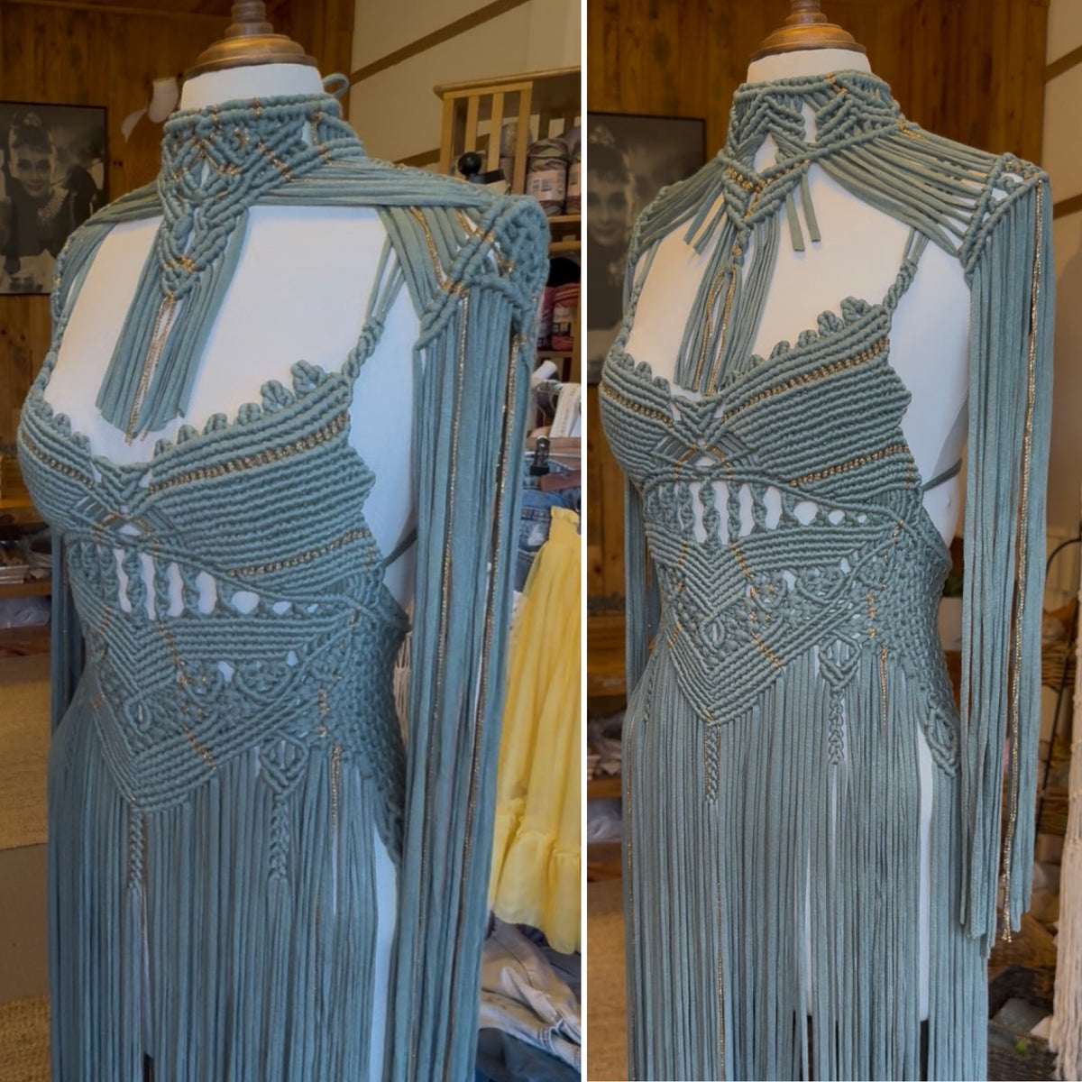 Handmade Macrame Shoulder Piece