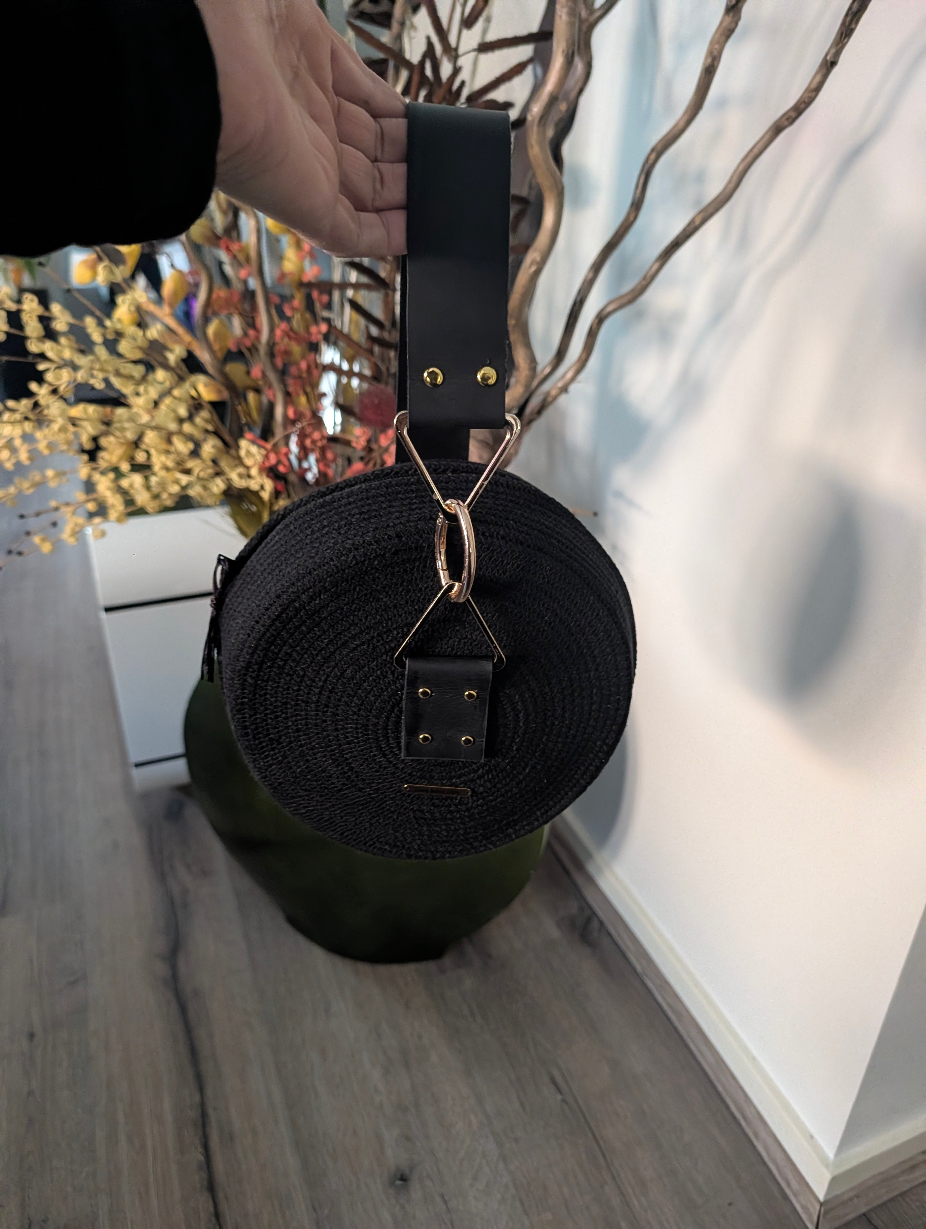 "Orbit" (S) Handmade Cotton Cord Bag