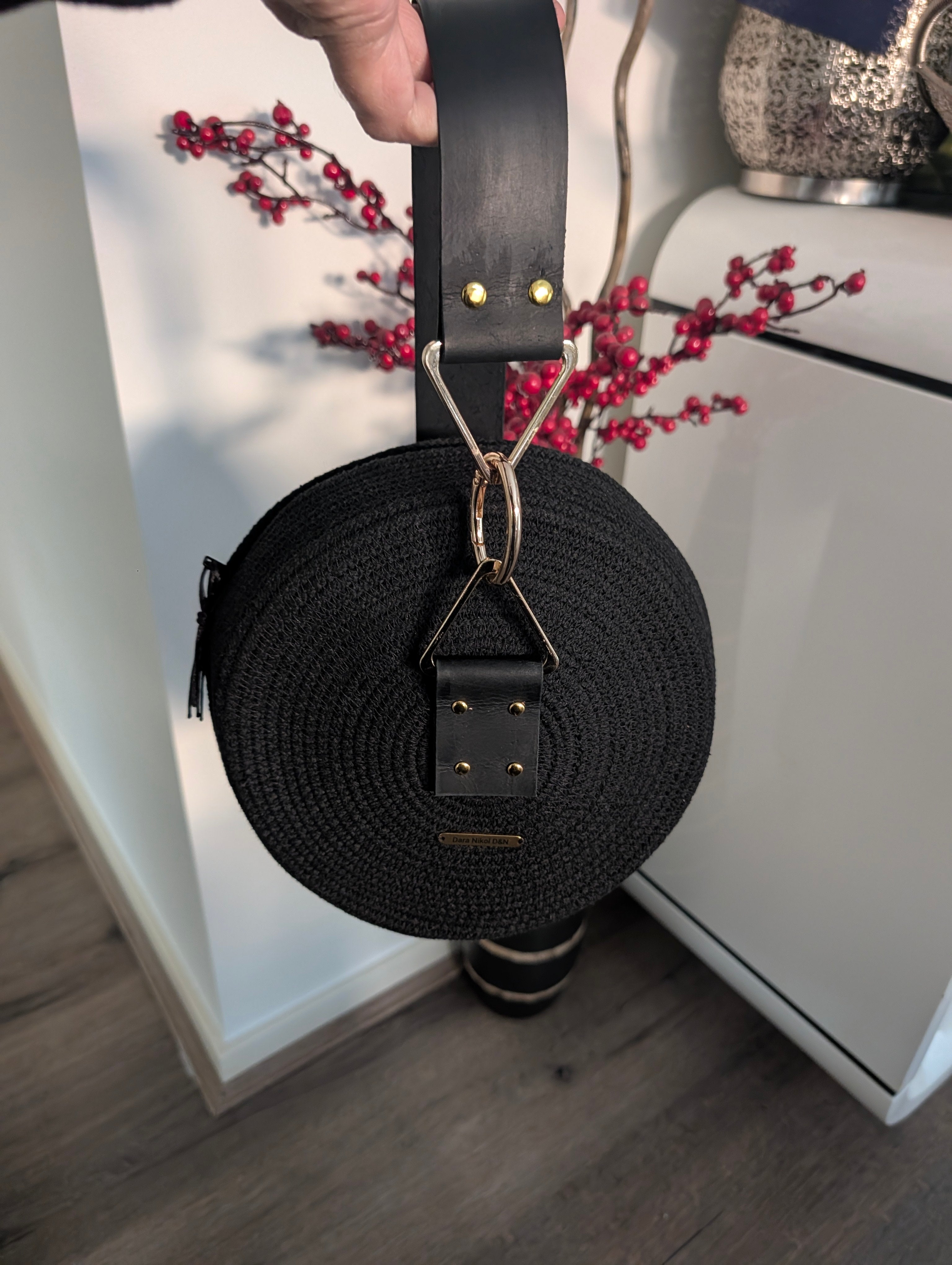 "Orbit" (S) Handmade Cotton Cord Bag