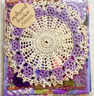 Slow Stitching Kit, Fabric Bundle - Antique Violet and Batiks