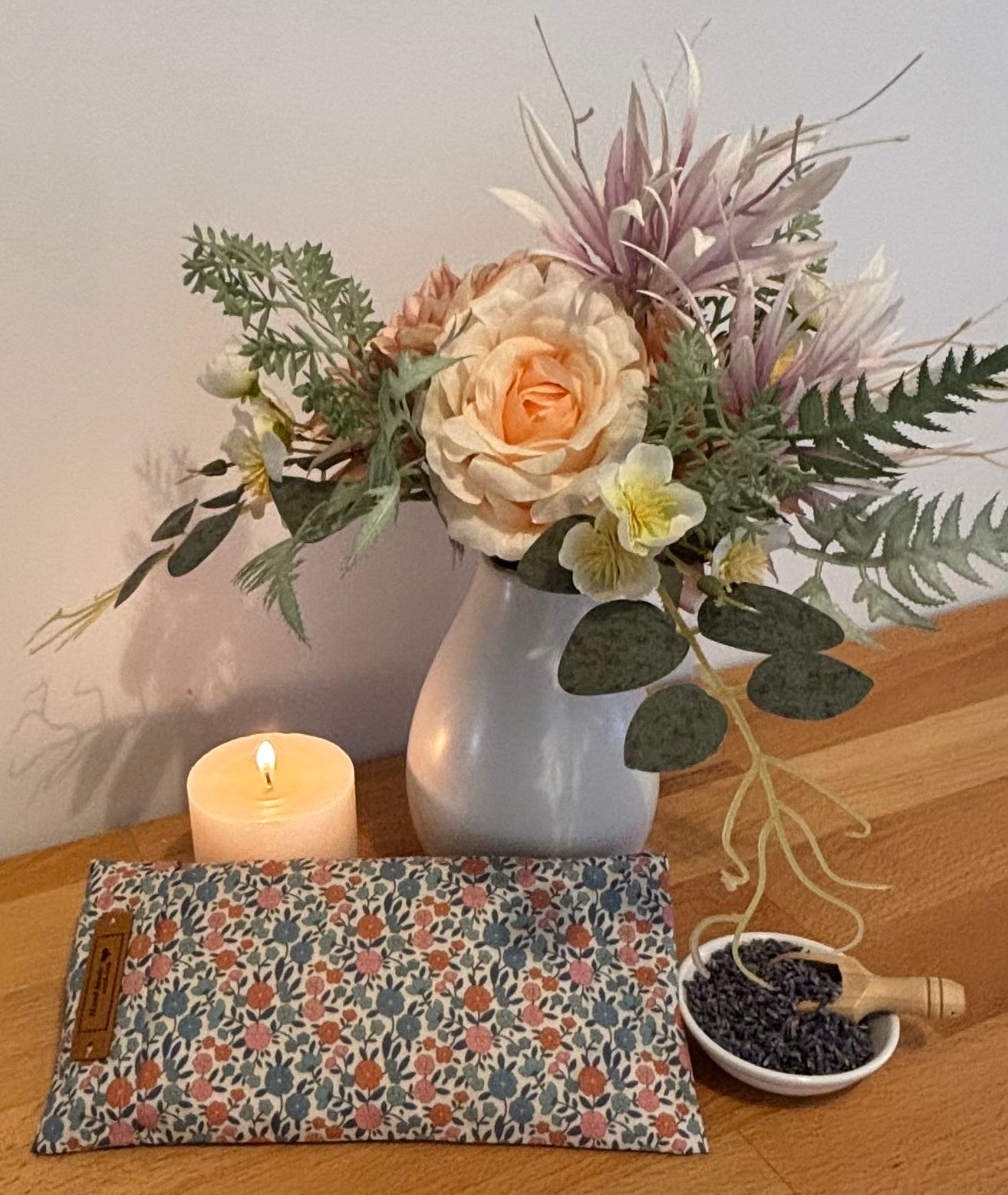 Lavender Eye Pillows with removable pillowcase