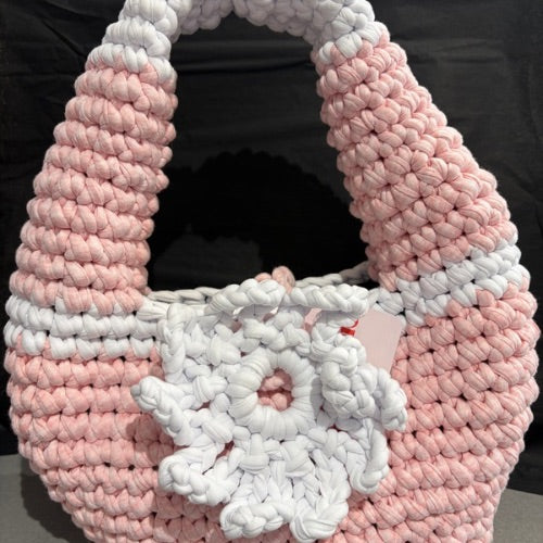 Crocheted Crescent Bag