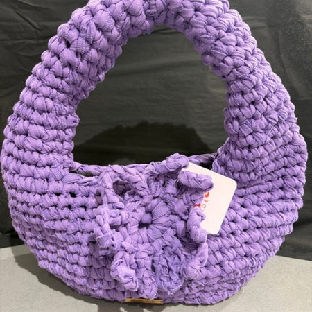 Crocheted Crescent Bag