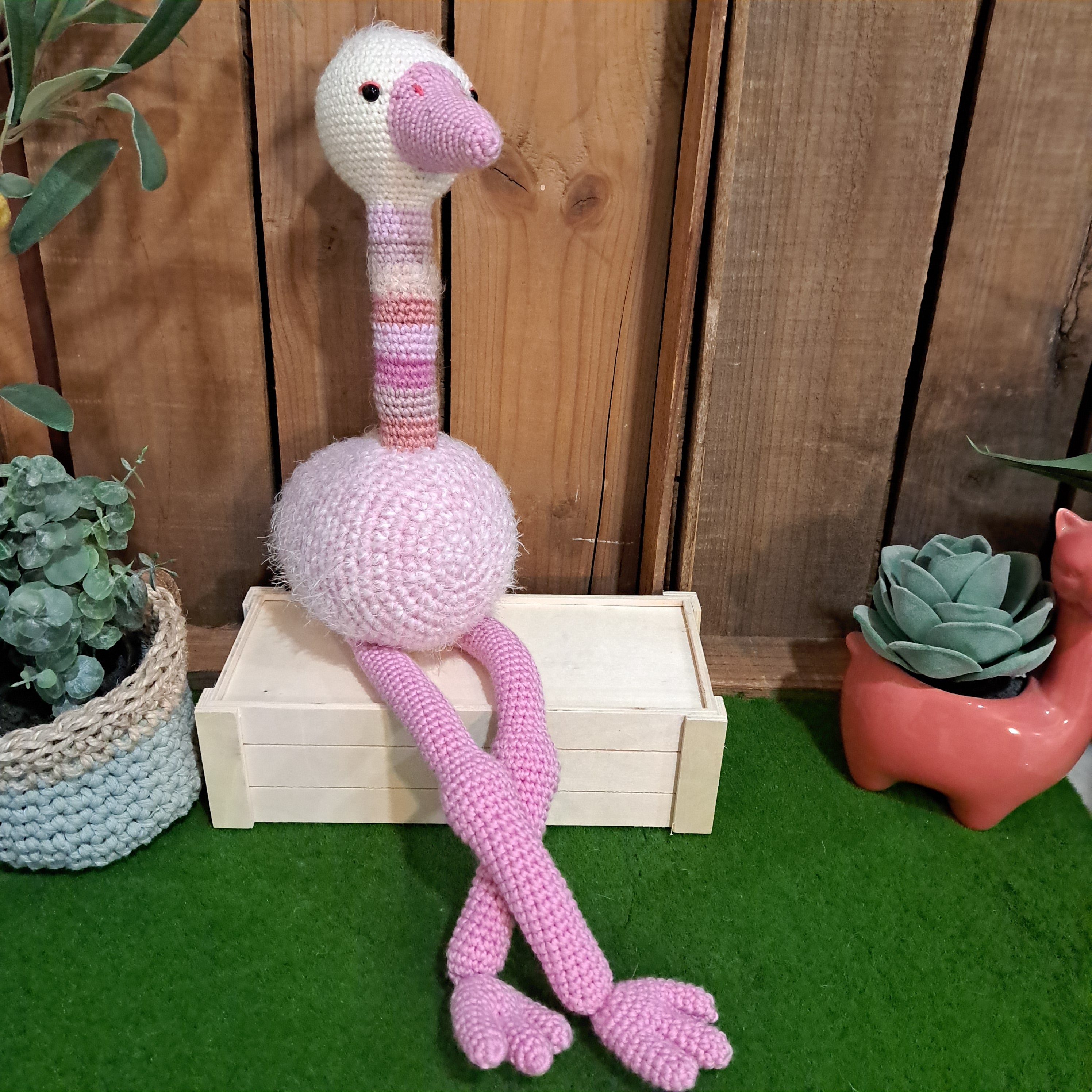 Custom order of pink emu