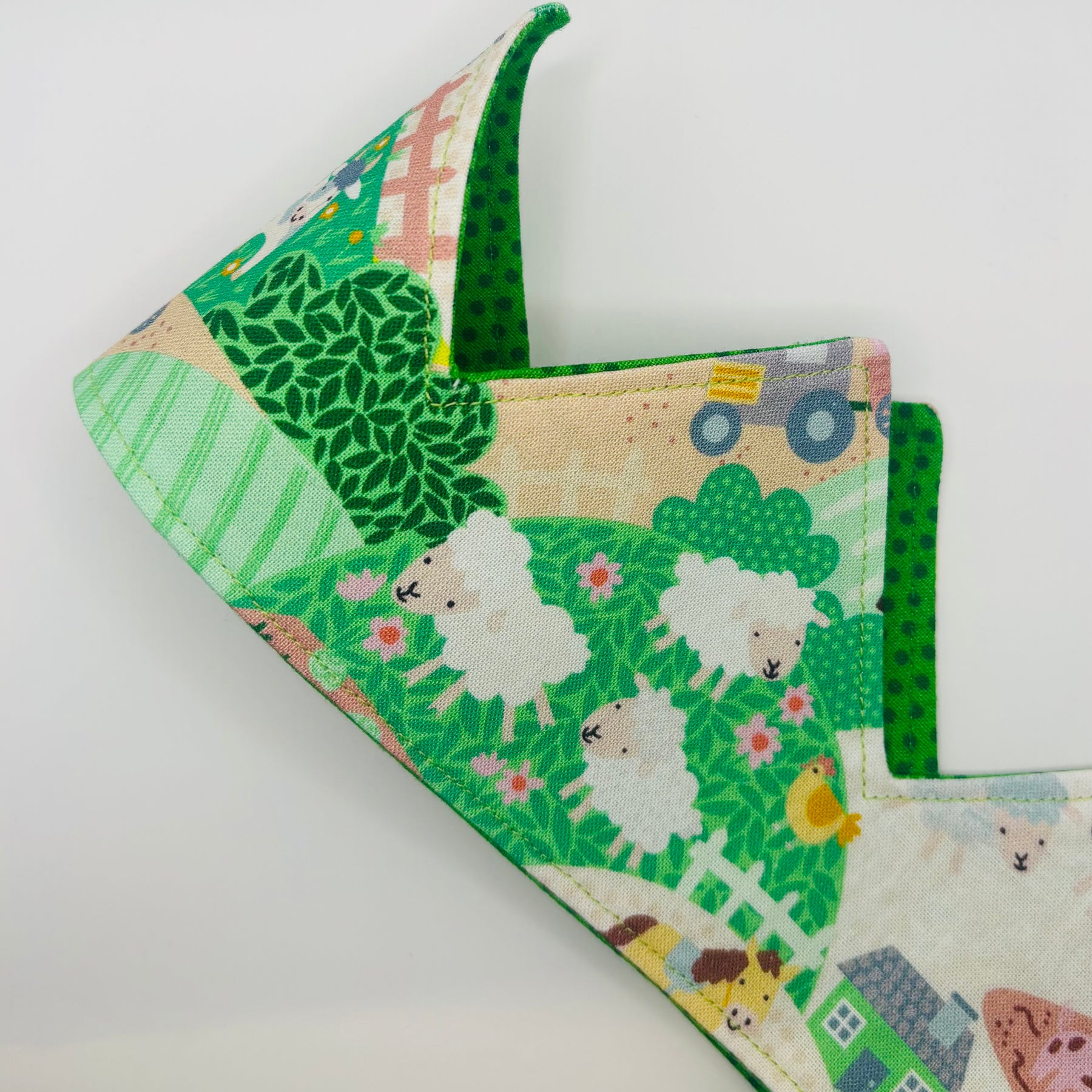 Reversible Fabric Crown | Handmade Dress-Up Crown | Adjustable Children's Crown