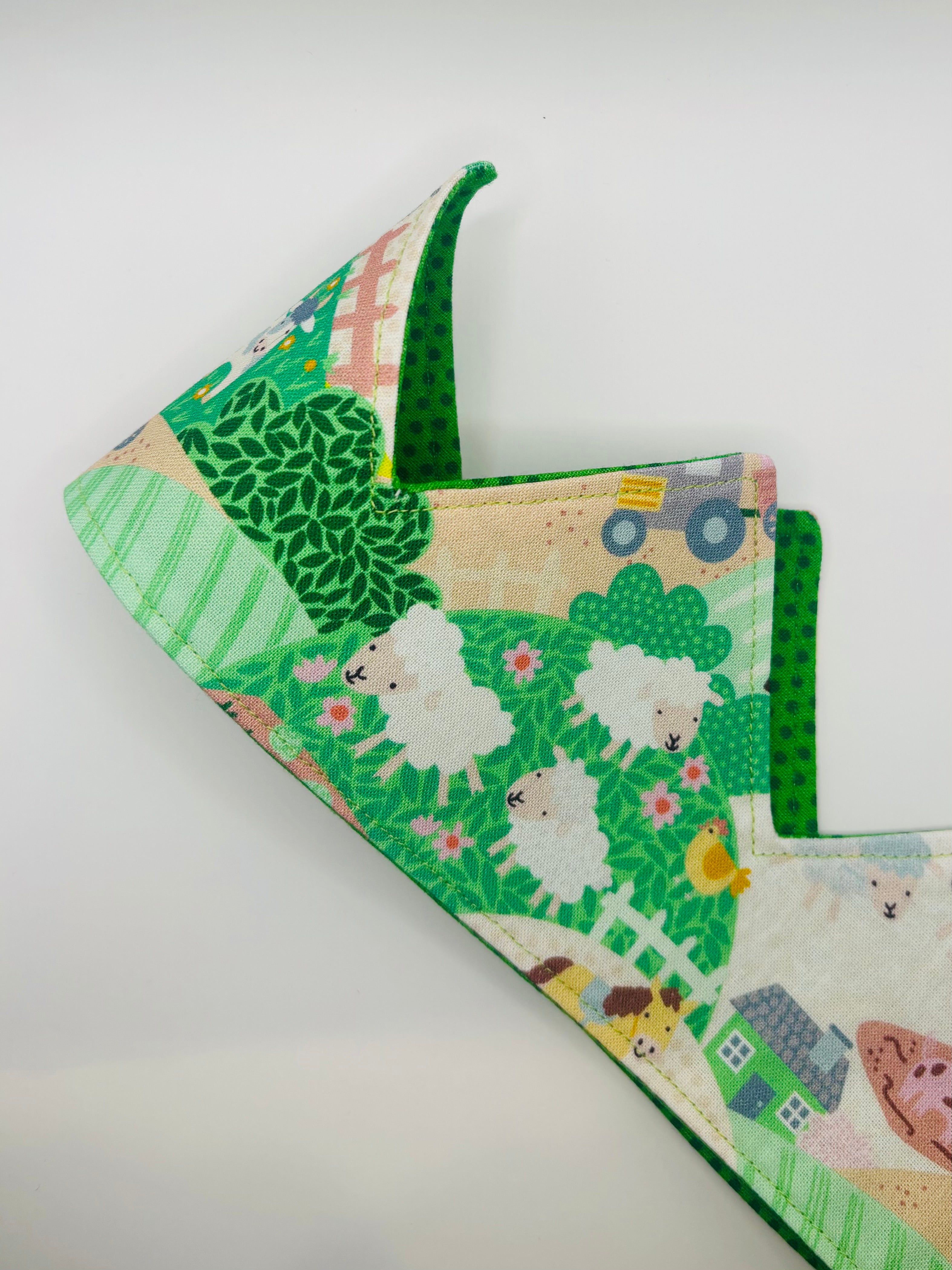 Reversible Fabric Crown | Handmade Dress-Up Crown | Adjustable Children's Crown