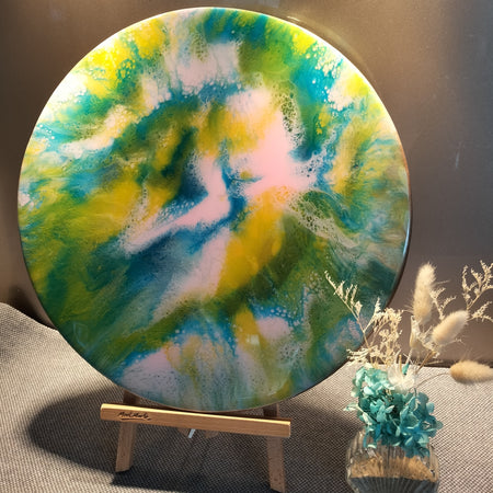 Beautiful colourful wall or display art.