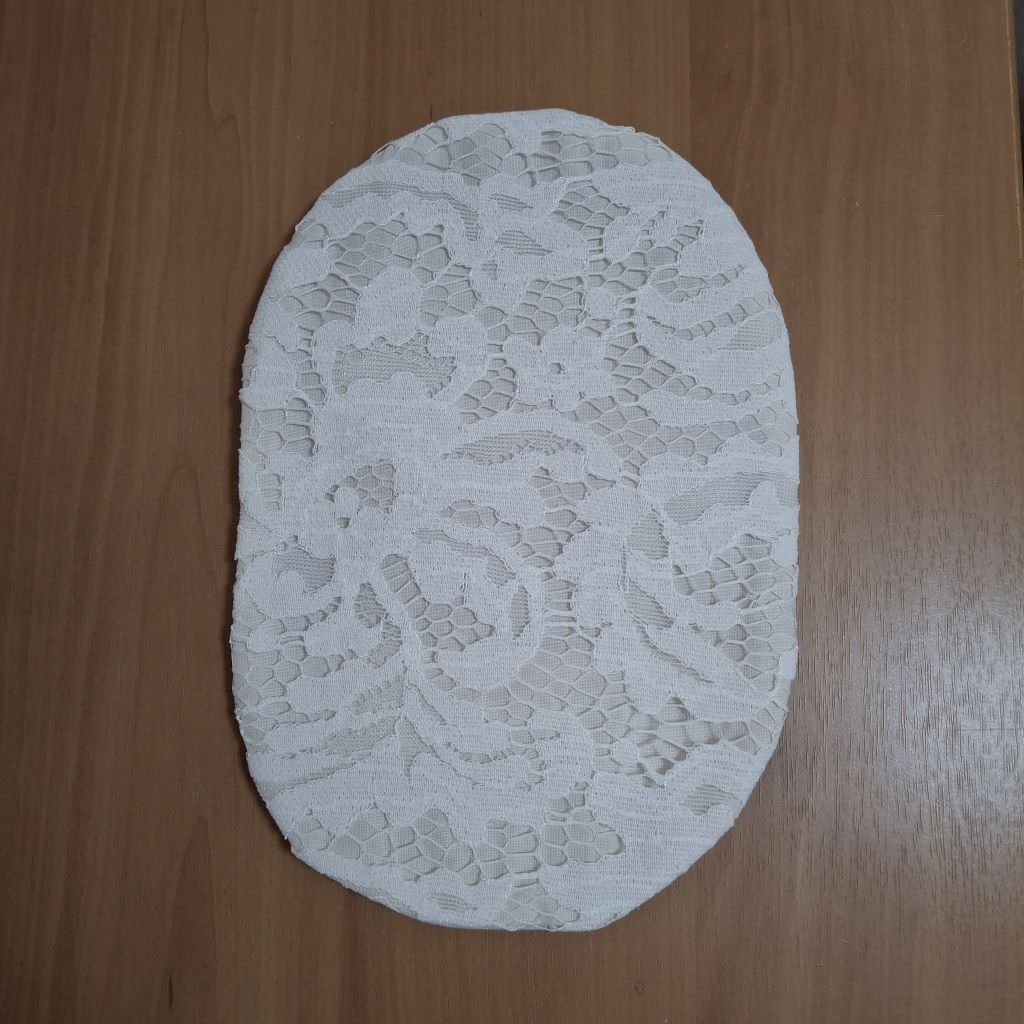 STOMA BAG COVER REGULAR LACE CREAM  ILEOSTOMY, COLOSTOMY, UROSTOMY