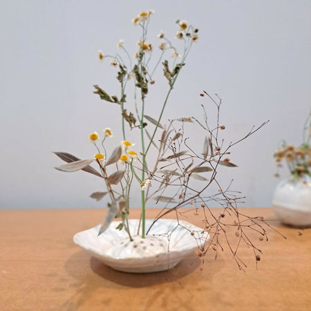 ikebana - flowers - fresh or dried - vase