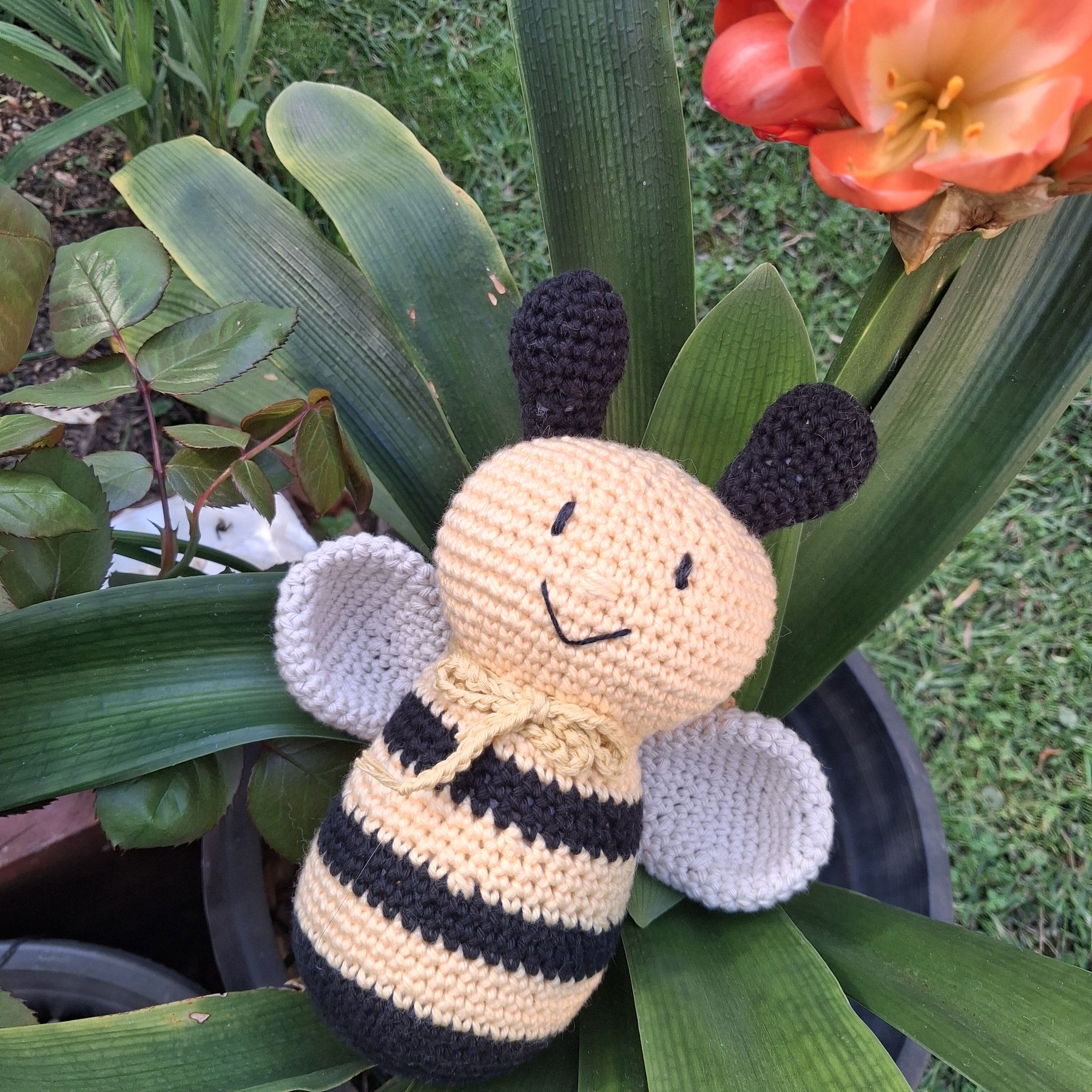 Handmade Crochet Bee - Cotton