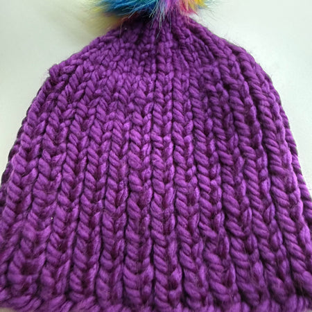 Purple Beanie Adult