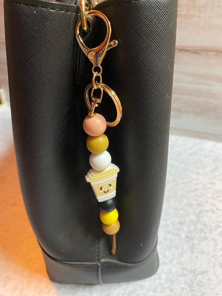 Coffee Silicone Keyrings