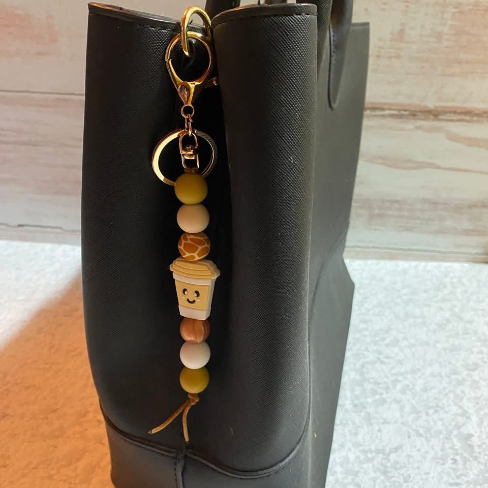 Coffee Silicone Keyrings