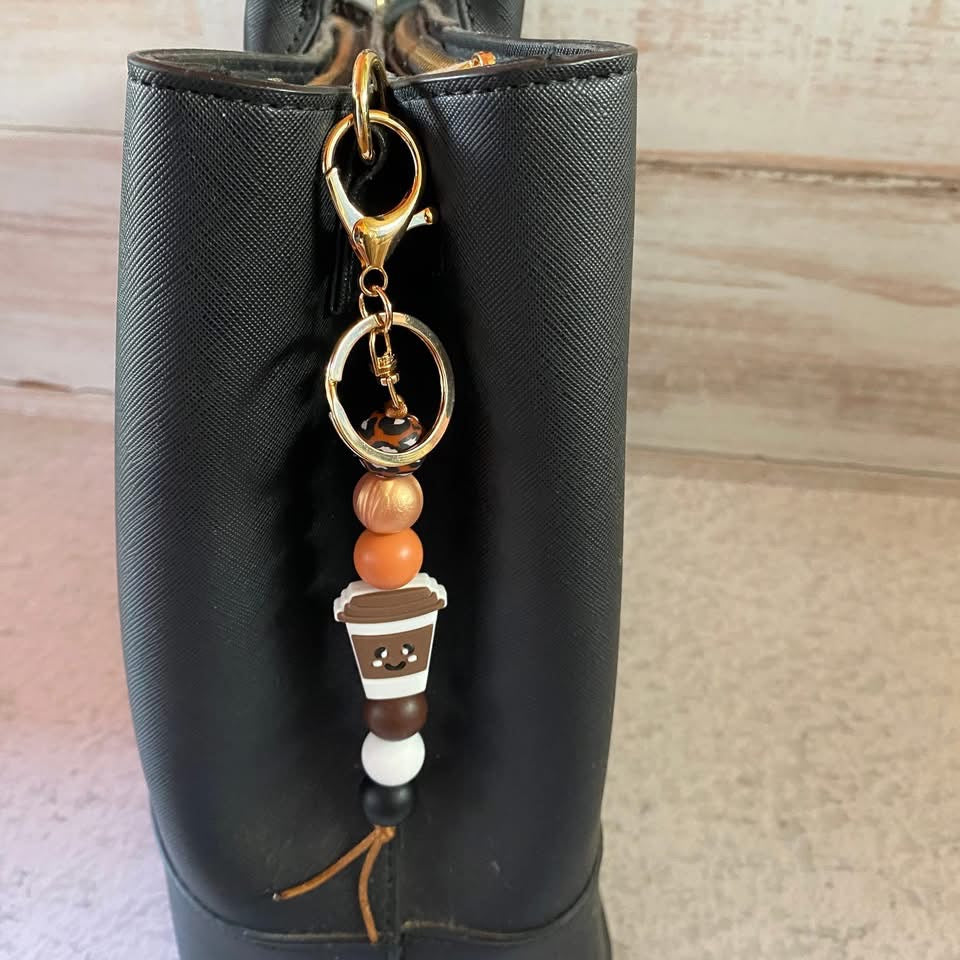 Coffee Silicone Keyrings