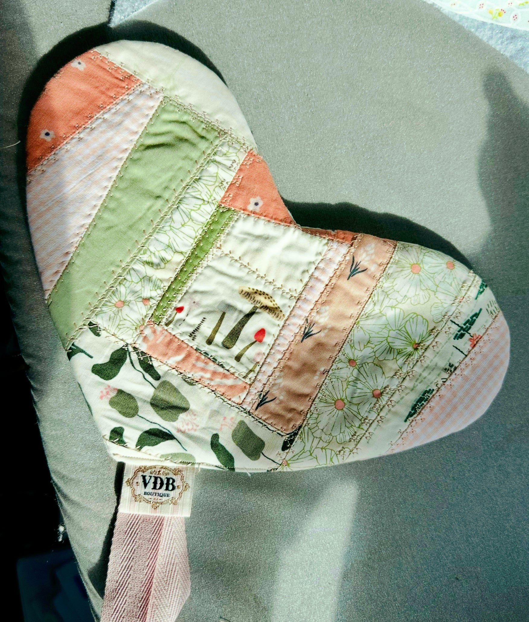 Cute heart shaped Oven Mitts