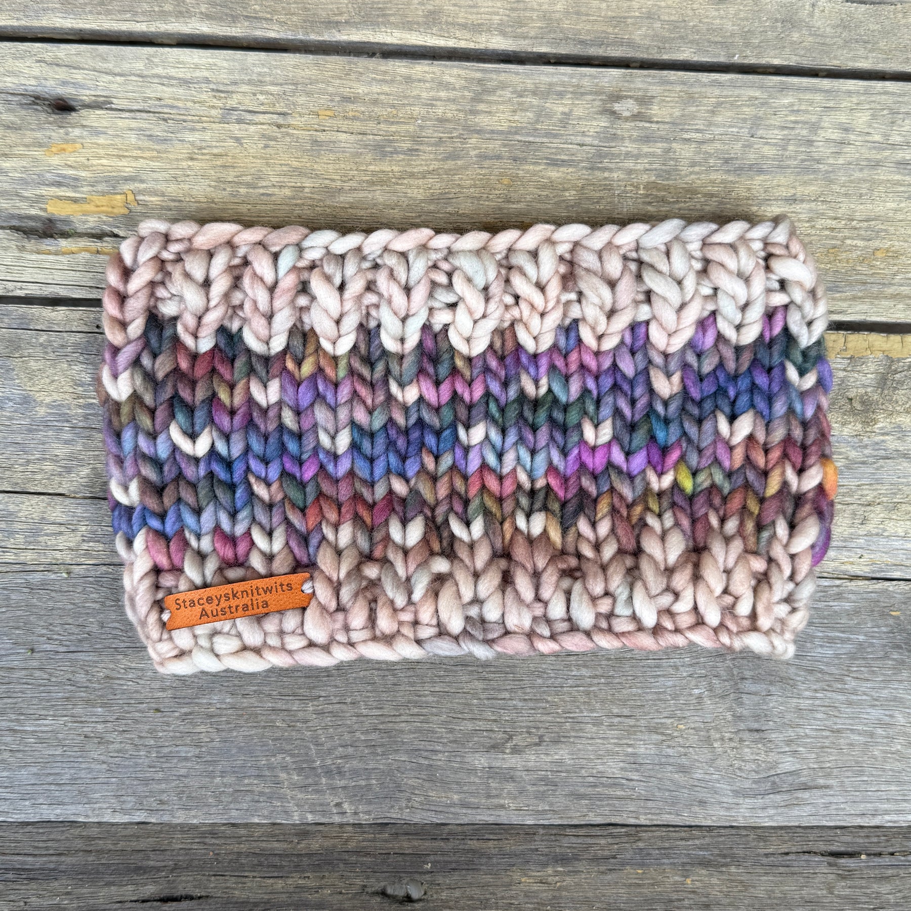Stretchy Merino Headband, Knitted Earwarmers