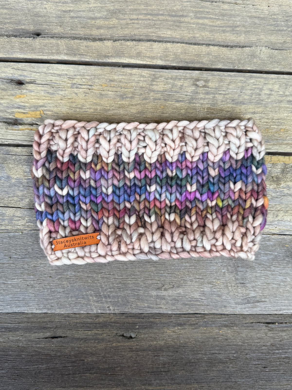 Stretchy Merino Headband, Knitted Earwarmers