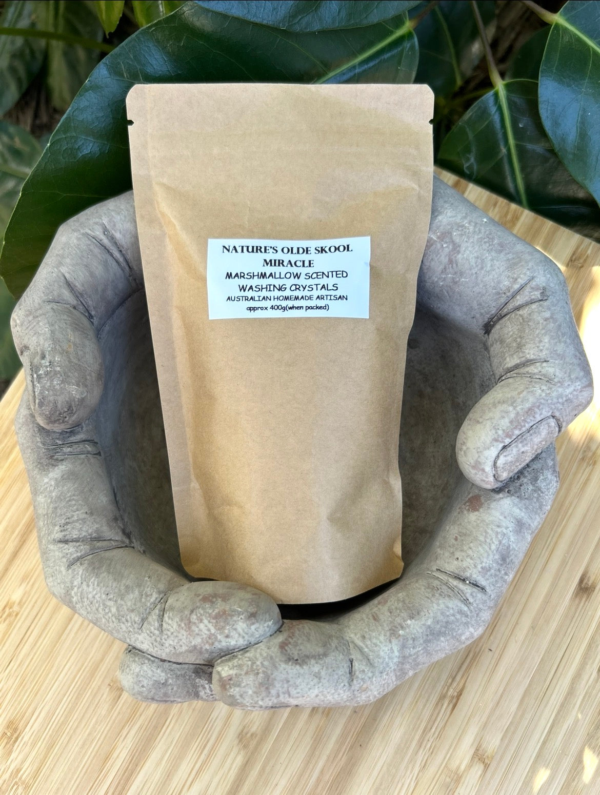 Handmade Washing Crystals | Marshmallow Fragrance | Natural Fabric Softener Alternative