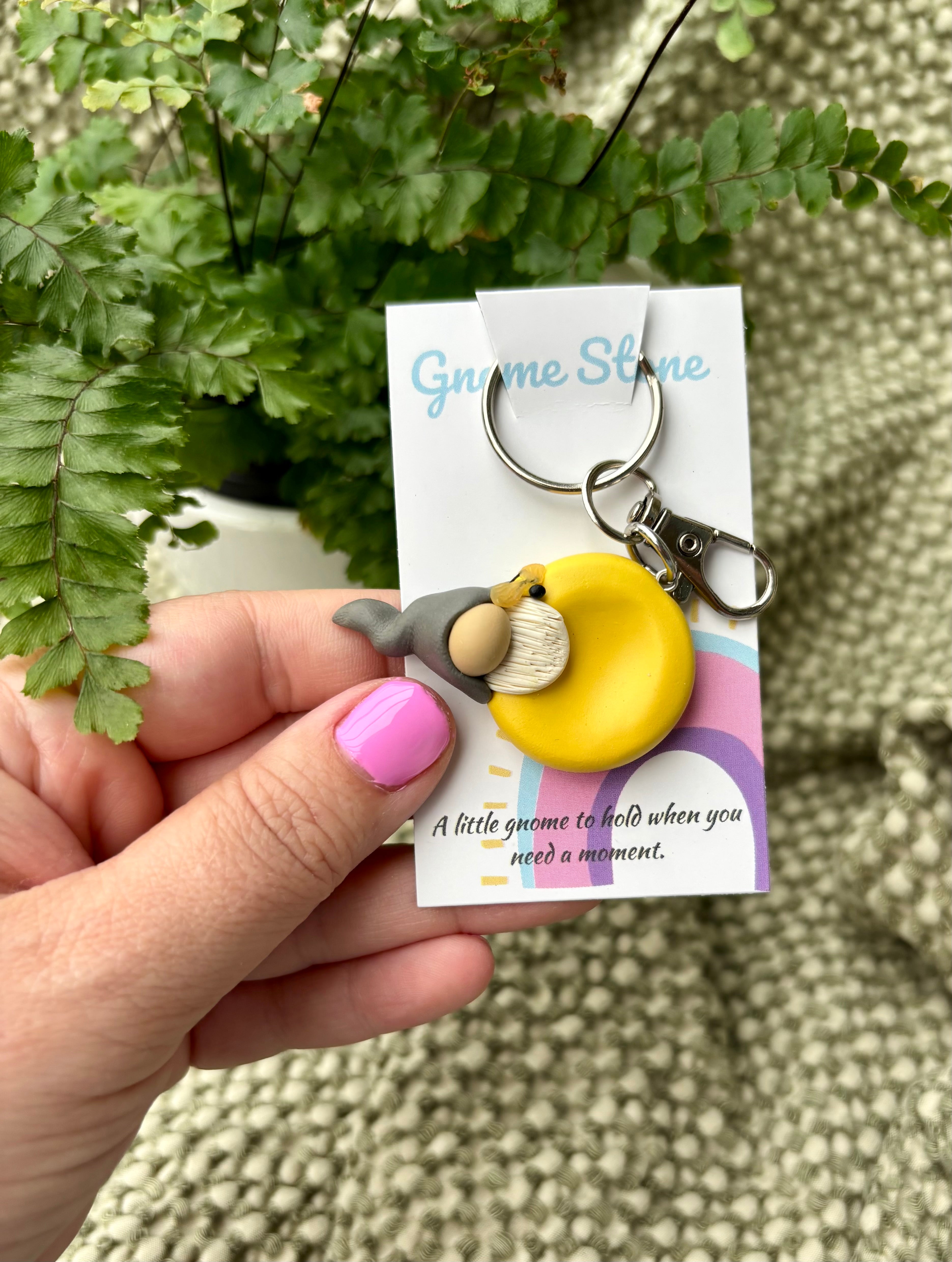 Gnome Stone - Yellow Bumble Bee