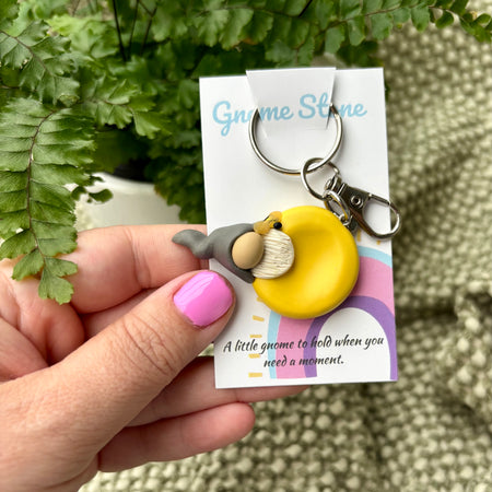 Gnome Stone - Yellow Bumble Bee