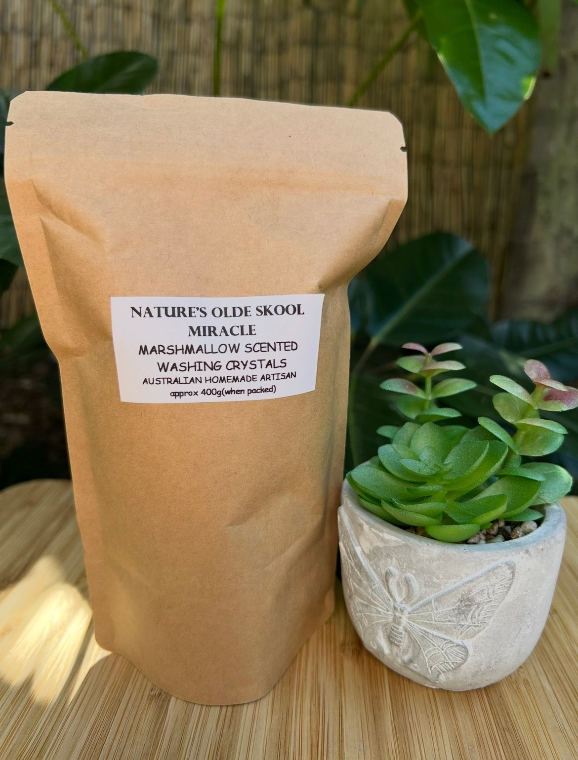 Handmade Washing Crystals | Marshmallow Fragrance | Natural Fabric Softener Alternative