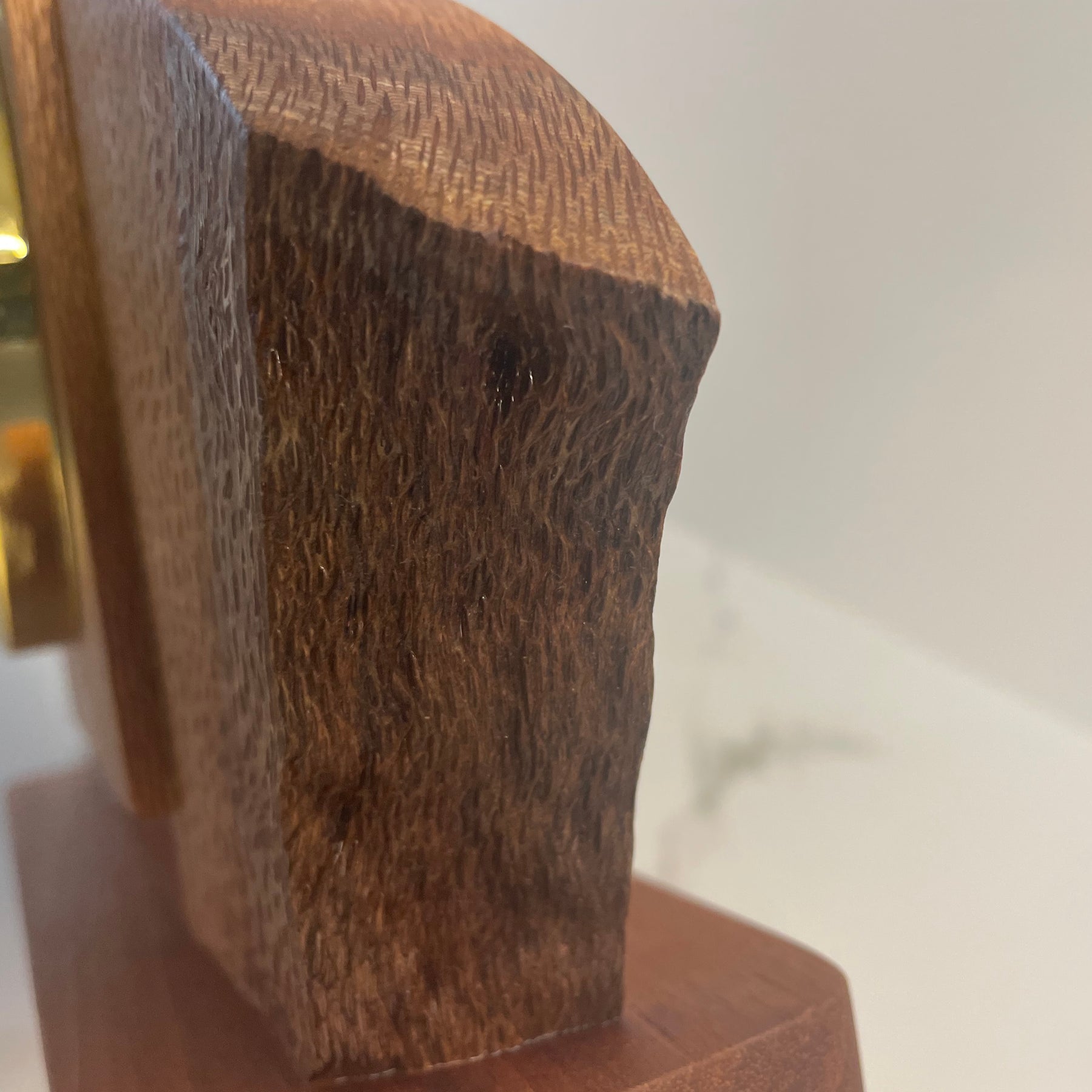 Silky Oak Desk Clock