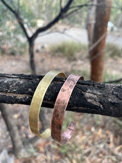 Brass & Copper Bangle Set