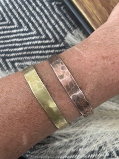 Brass & Copper Bangle Set