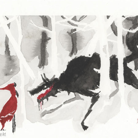 RED SERIES COMPLETE BUNDLE 4X6 PRINTS - TANGLED ROSE ART