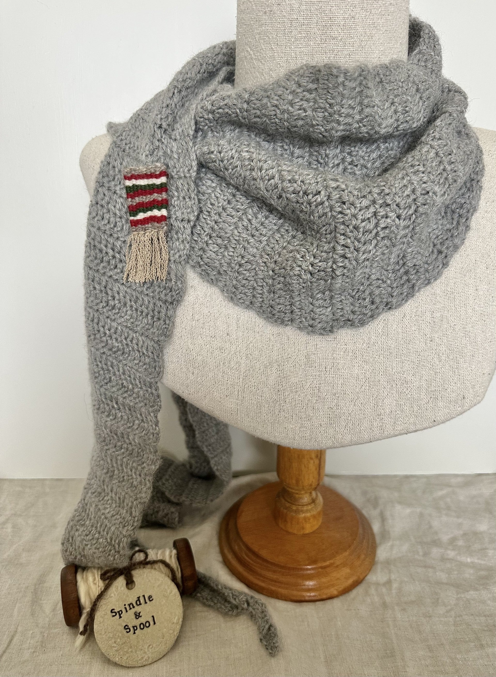 Christmas In July Collection - Handwoven Brooch