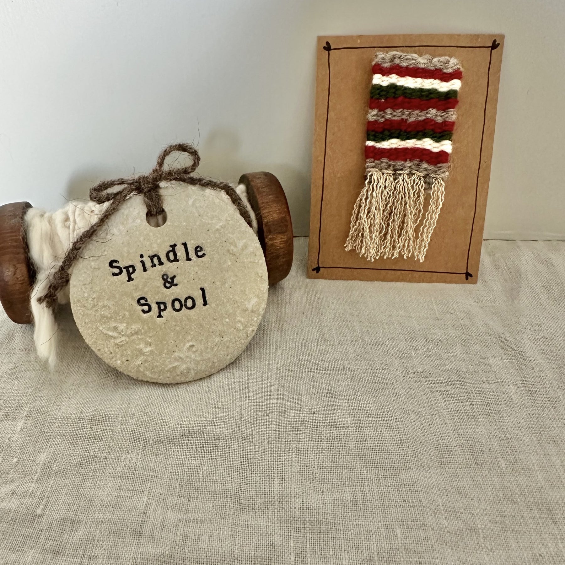 Christmas In July Collection - Handwoven Brooch